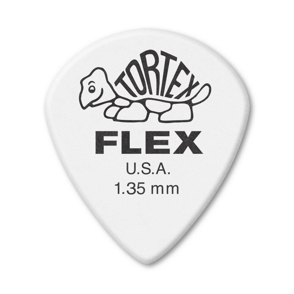 Dunlop Jim Tortex Flex Jazz Iii Xl 1.35Mm 72 Pack Guitar Picks (466R1.35)