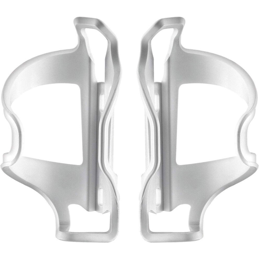 Lezyne Side Load Flow Bottle Cage-Pair (White)