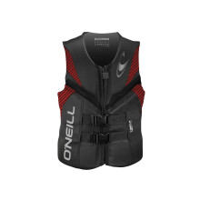 Reactor masculino de O'Neill USCG Life chaleco Grafito/rojo/negro 3x-larga