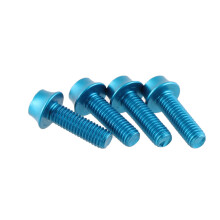 Wolf Tooth Precision Anodized Water Bottle Cage Bolts - 4 st. Bl