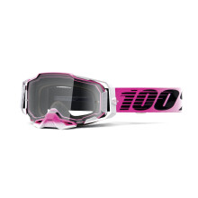 100 % ARMEGA Premium-Sportschutzbrille mit Ultra-HD-Linse und Nasenschutz (Harmony  klare Linse)