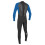 O'Neill Reactor-2 3/2mm Back Zip Full Wetsuit, Black/Ocean, 12 2