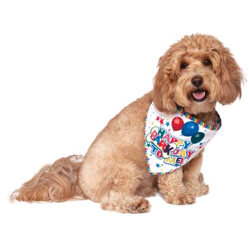 Rubies Rubie's It's My Bark Day Reversible Pet Bandana Small/Medium