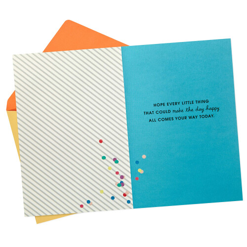 Hallmark Birthday Card (envelop met confetti) 1