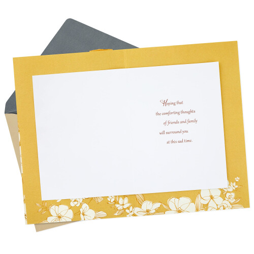 Hallmark Sympathy Card (Thoughts Are With You) 1