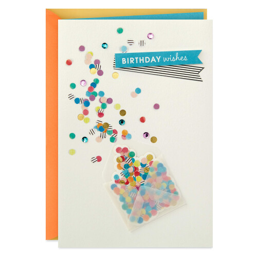 Hallmark Birthday Card (envelop met confetti)