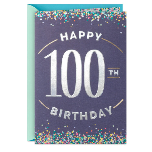 Hallmark 100th Birthday Card (100 jaar geweldig)