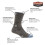 Darn Tough Vermont Women's Solid Basic Crew Lightweight Sock (Style 6012) - Beige/Taupe  Medium 2