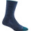 Darn Tough Vermont Women's Solid Basic Crew Lightweight Sock (Style 6012) - Blue/Denim  Medium 1