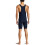 Asics ASICS Solid High Cut Wrestling Singlet - STRRELSE: XXXX-Small FARVE: Navy 3
