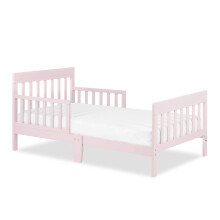 Dream On Me Finn Toddler Bed in Pink Greenguard Gold and JPMA Certified Non-Toxic Finish Made of Sustainable New Zealand Pinewood Wooden Nurs