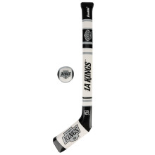 Franklin Sport Los Angeles Kings NHL Mini Soft Hockey Stick Set - Great Toy for Kids- NHL Team Soft Foam Mini Knee Hockey Stick and Ball Set