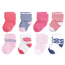 Toccata da Nature Boys Boys Organic Cotton Cashing Socks Flower 0-6 mesi Us