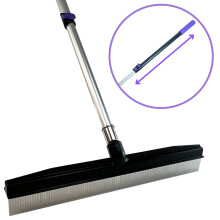 Room Groom PET tpperive og groomer med teleskopisk 54 tommer justerbart hndtag tpper og kunstgrs Lilla greb Sort/lilla