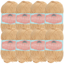 JubileeYarn Cotton Select Garn     Sportgewicht     50 g/Strang     K   rbisgew   rz     8 Str   nge