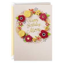 Hallmark allekirjoitettu syntymäpäiväkortti äidille (kiitollinen sinulle)