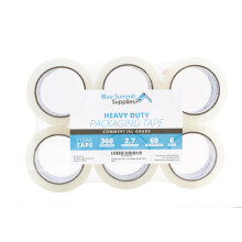 Blue Summit Supplies Zware Verpakkingsband, Heldere Tape voor Verhuizen, Verzenden, Kantoor en Opslag