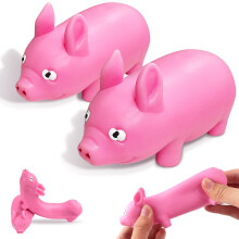 Rekbare Varkens Stressverlichtende Speelgoed, Zandgevulde Knijp Dier Speelgoed, Fidget Bal