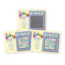 My Scratch Offs 26-pack Bingo Pskspel Skrapkort Roligt och enkelt fr pskfester