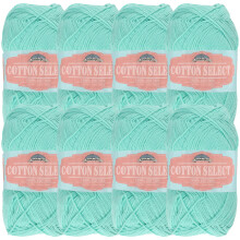 JubileeYarn Cotton Select Garn     Sportgewicht     50 g/Strang     Karibikgr   n     8 Str   nge
