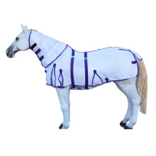 CHALLENGER 64"""" Horse Summer Mesh Scrim Full Neck Light FlySheet Mavebnd Lilla 73102