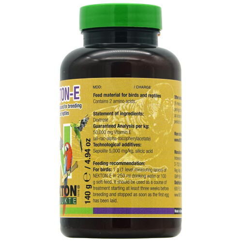 Nekton-E Suplement witaminy E dla ptakw 140gm 1