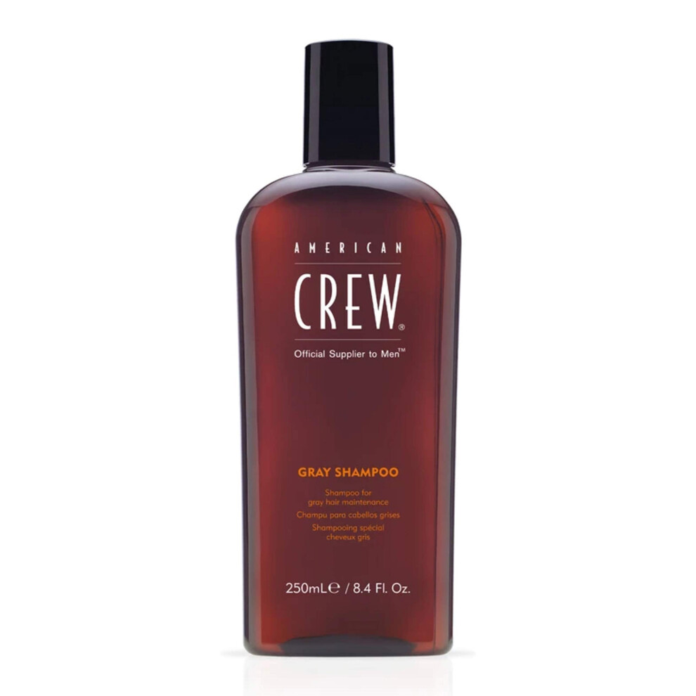 Men's Shampoo by American Crew  Optimal Maintenance for Grey Hair  Original Scent  8.45 Fl Oz