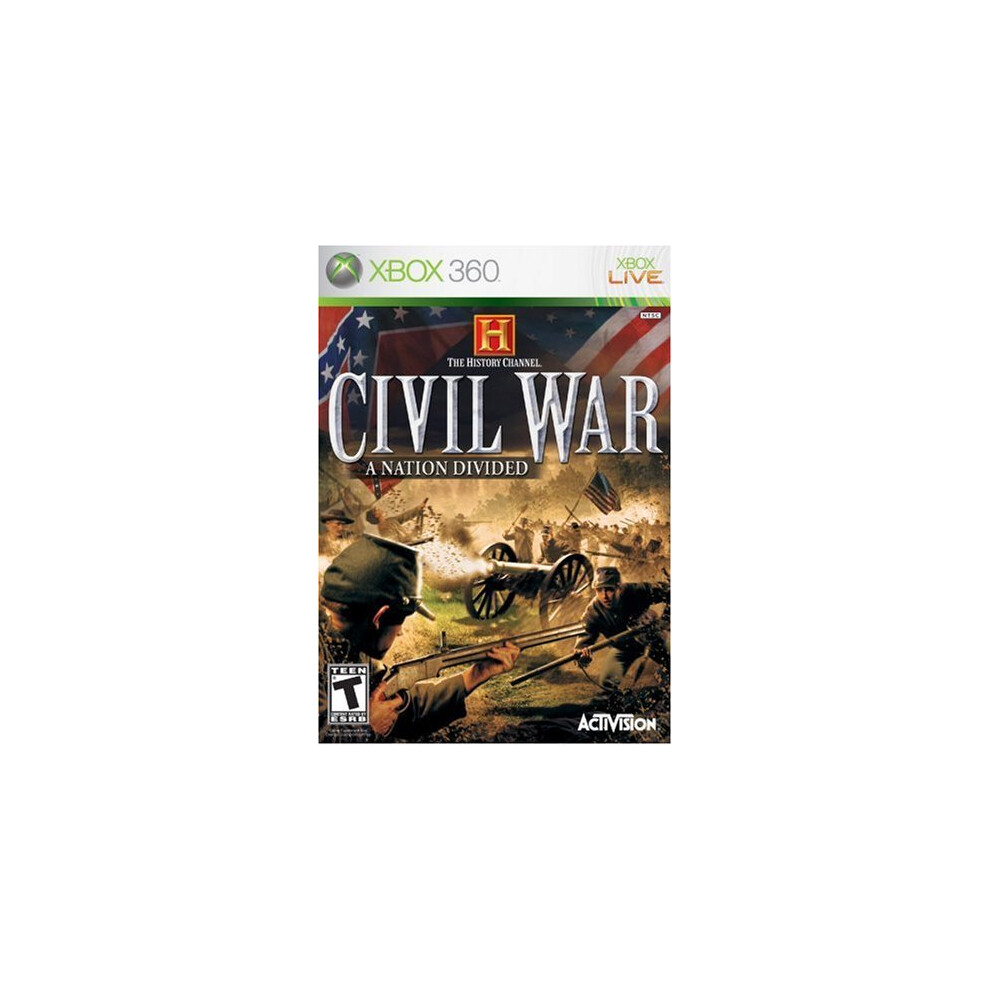 History Channel Civil War: A Nation Divided - Xbox 360 (Renewed) 714752578075