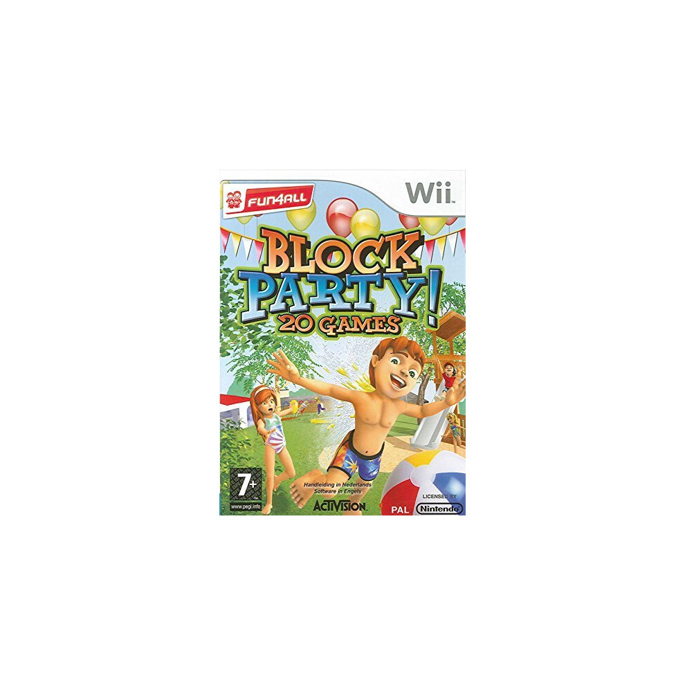 Block Party 20 Games - Nintendo Wii (Renewed) 786513768278