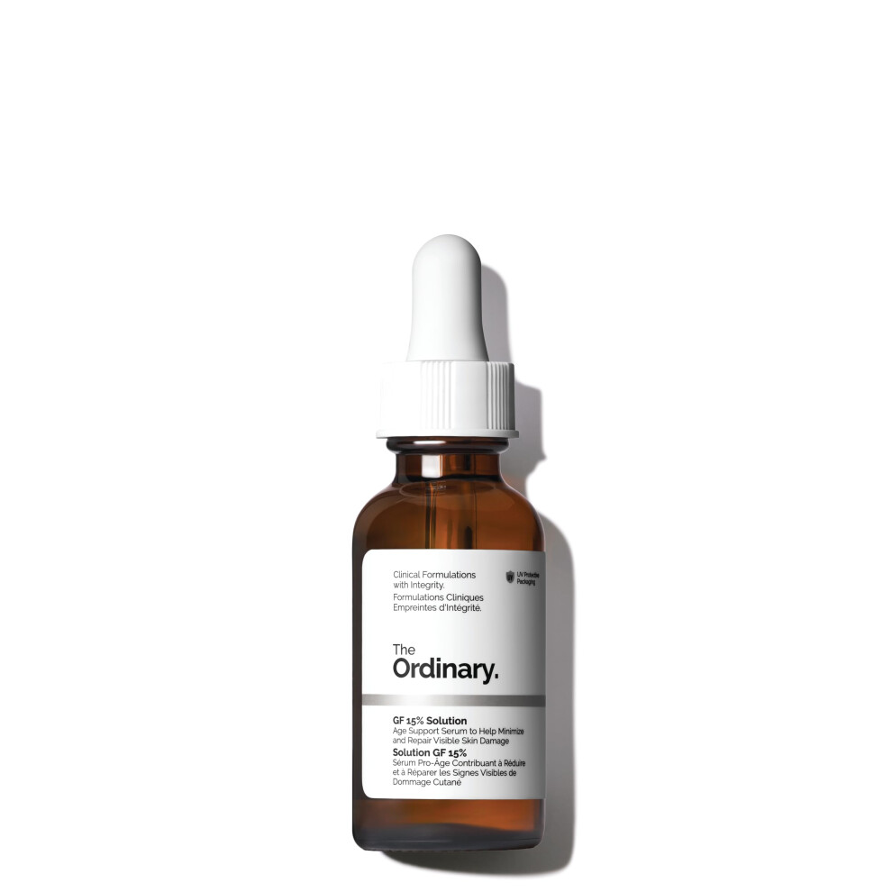 The Ordinary GF 15% Solution  Anti-Aging Formula for Visible Skin & Wrinkle Repair  1 Fl Oz