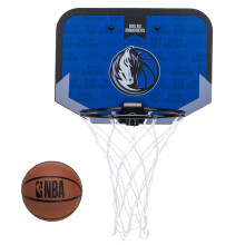 Franklin Sports NBA Dallas Mavericks Mini Canestro da Porta - Hoop per Bambini con Palla - Giocattolo NBA per Camera + Ufficio