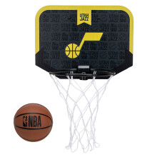 Franklin Sports NBA Utah Jazz Mini Canestro da Porta - Mini Hoop per Bambini con Pallone