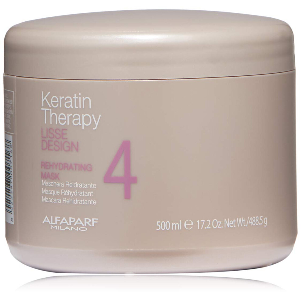 Photos - Hair Product Alfaparf Milano Keratin Therapy Lisse Design Rehydrating Mask Maintain and Enhance Treatment Moisturize & Limit Natural Dryi 