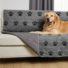 GORILLA GRIP Waterproof Dog Bed Cover  Pet Blanket for Furniture  Sofa  Couch  Crate  Car  Sofa Throw Essential for Cats and Dogs  Tear and Slip