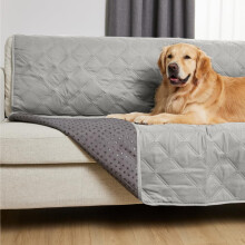 GORILLA GRIP Waterproof Dog Bed Cover 82x82 Pet Blanket for Furniture Sofa Couch Crate Car Sofa Throw Essential for Cats and Dogs Tear and