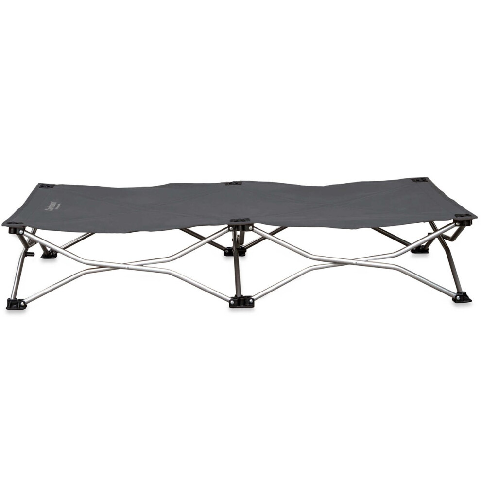 Photos - Bed & Furniture Carlson Pet Products 8025 Elevated Folding Pet Bed 47"""" Long Charcoal 8025 DS