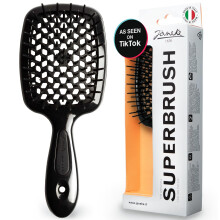 Pennello Jneke Superbrush Arancione con Riccio Fucsia - 55 gr.