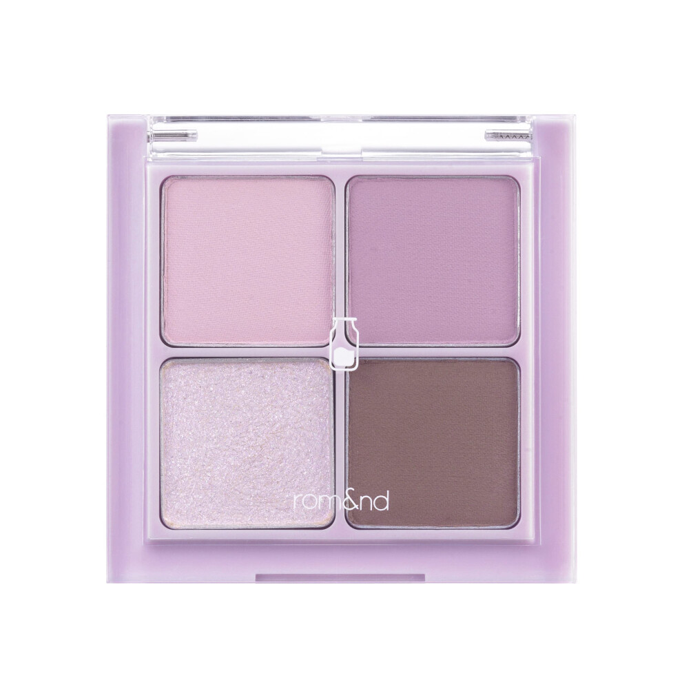 rom&nd Better Than Eyes Milk Series 4 Colors Mini Palette (W01 Dry Lavender)-image-OPC-PFNGZTK-NEW