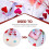 1 Roll of Decorative School Stickers Multi-function Teacher Stickers Heart Sticker 4