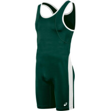 ASICS Herren T-Back Performance Wrestling Singlet Wald/Weiß 3X-Large