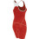 Asics ASICS Dames Snap Down Worstelsinglet, Rood/Wit, X-Groot 2