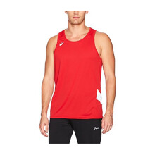 ASICS Herren Team Sweep Singlet Rot/Weiß XX-Large