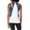 Asics ASICS Feminino Team Sweep Singlet Royal/Branco Mdio 2
