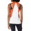 Asics ASICS Dam Team Sweep Singlet Orange/Vit Liten 2