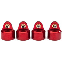 TRAXXAS 8964R Shock Caps Aluminio (ANODIZZATO ROSSO) Shock GT-MAXX (4)