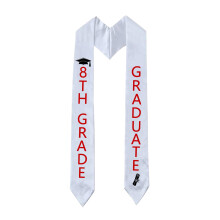 Aisosiks 8. klasse Graduation Stole Class of 2025 8. Grade Grad Sash 8. Grade Graduation Decorations 2025