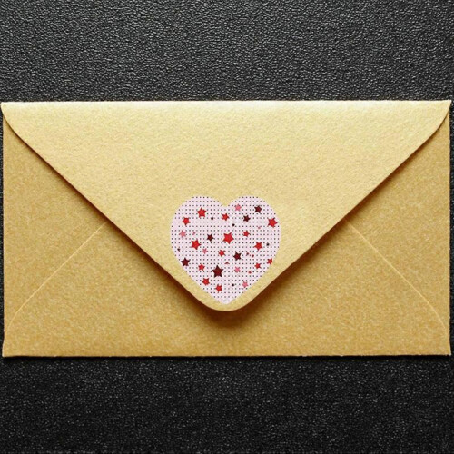 2 Rolls Valentine's Day Packing Sealing Stickers Valentine's Day Theme Labels 2