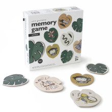 Juego de memoria de la Galera Wee - Animales y plantas de la jungla - Actividad de juego de construccin de cerebros - Habilidades motoras de recono
