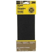 3M 9090NA Drywall Sanding Screen 4.375 in x 11.25 in 2-Sheet Medium-Grit