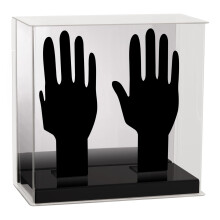 Scatola espositiva per guanti da baseball/softball Franklin Sports - Plexiglass con specchio